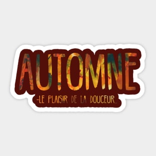 Fête de la vie : l'automne Sticker